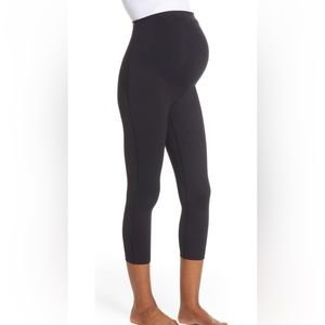 Zella live in crop maternity leggings